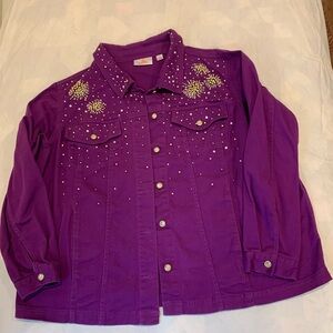 Quacker Factory Vibrant Purple Top